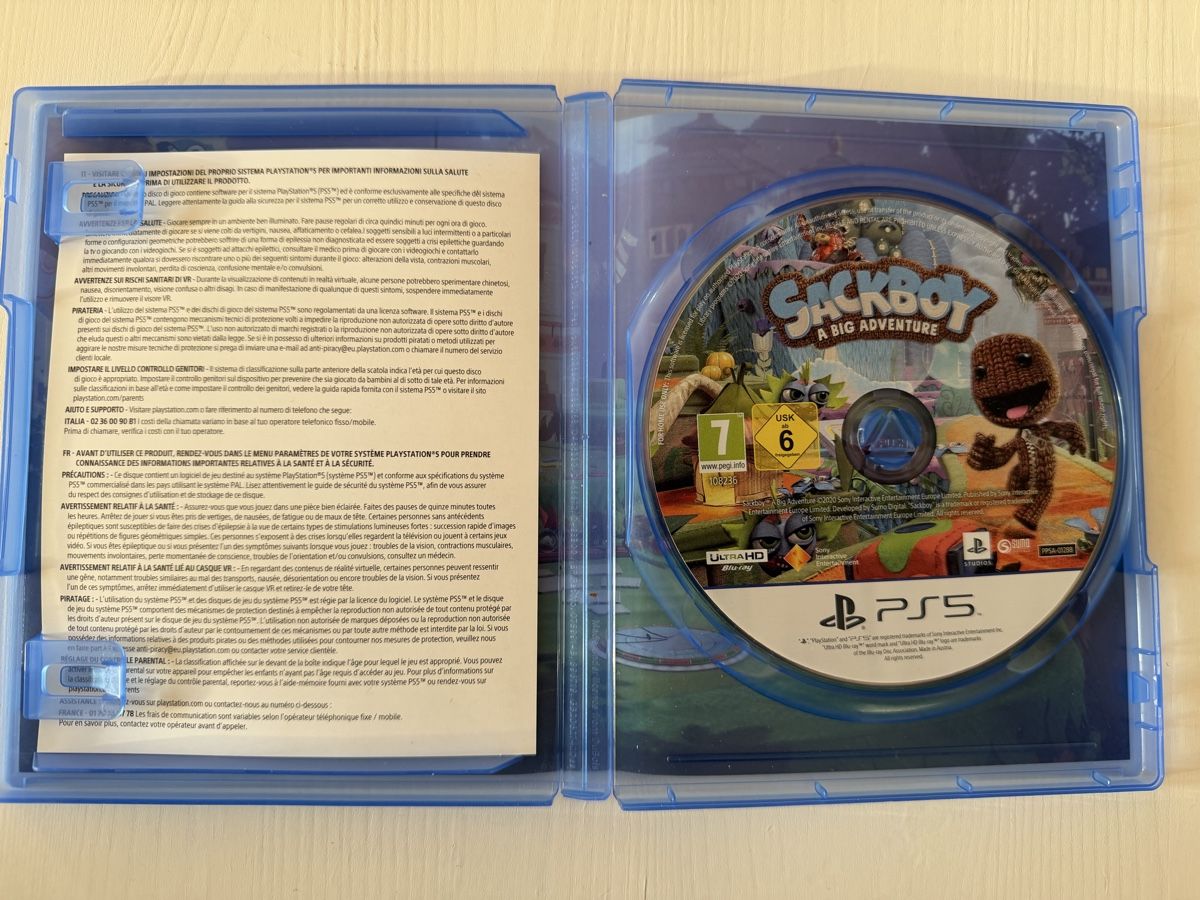 Giochi: Sackboy - A Big Adventure PS5 – Usato da Schüpfheim venduto da Hellme09 2
