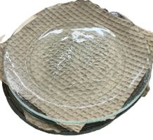 7er-Set Vintage Glasteller Ø 26 cm – Glasi Hergiswil