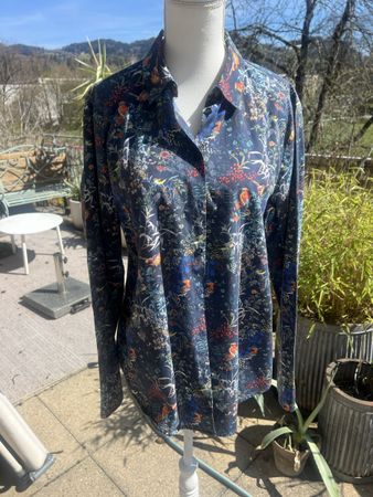 Neue The British Shop Bluse floral Gr. 40 leicht, rarität!