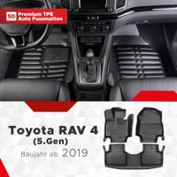 5D Premium Auto Fussmatten  Toyota RAV 4 (5.Gen) ab 2019