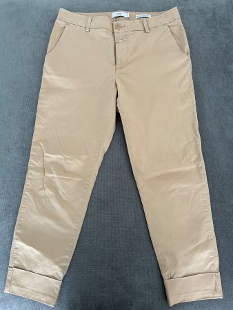 CLOSED Damen Chino Hose Gr. 28 Beige Top Zustand