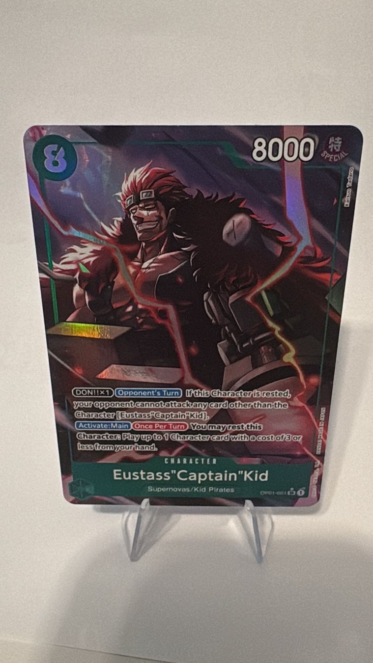 Bandai Sammelbilder & Trading cards: One Piece TCG - OP01-051 Eustass "Captain" Kid – Neu (gemäss Beschreibung) aus Birsfelden von alex4127