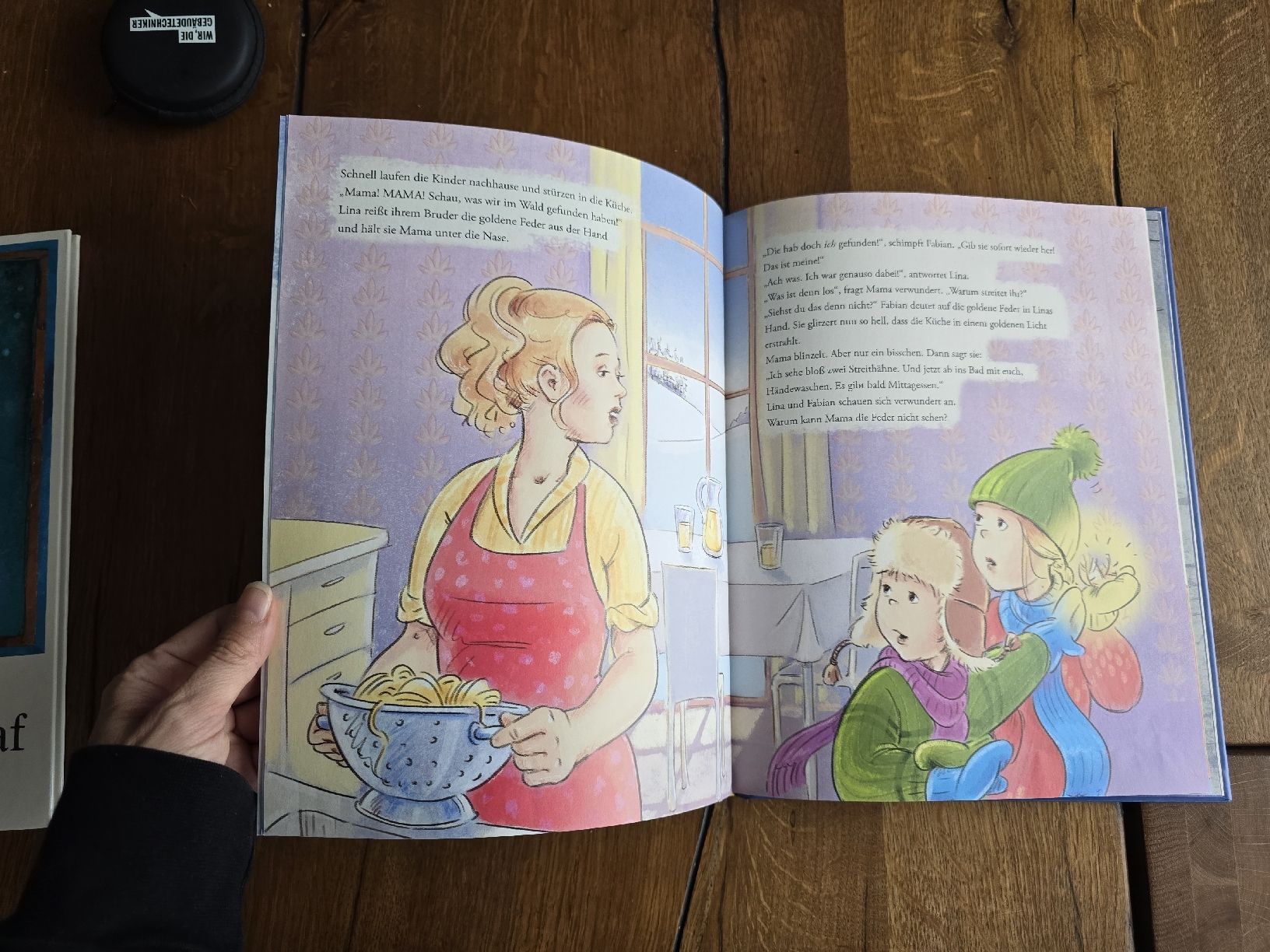 Bücher: Kinderbuch Die goldene Weihnachtsfeder  – Gebraucht aus Wittenbach von Tigerlili 5