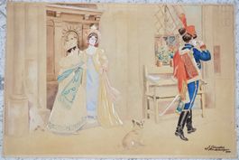 Wilhelm Friedrich Stückelberger: Origin. Aquarell 1920