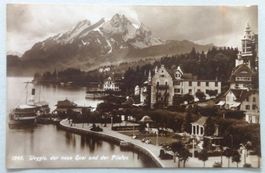 Weggis, der neue Quai und der Pilatus