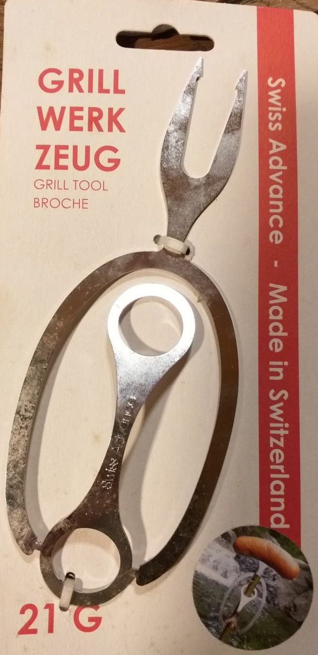 Forchette: Schweizer Doro Grill Gabel aus Chrom Edelstahl – Nuovo e nell'imballaggio originale da Herbetswil venduto da Keltka9 3