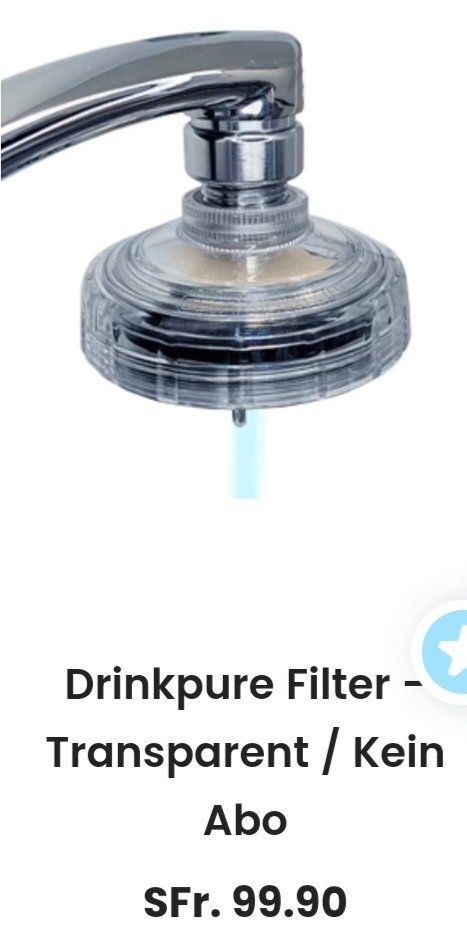 Sanitär: DrinkPure Abnehmbares Filtersystem – Neu und originalverpackt aus Unterbäch VS von Nifadi 2