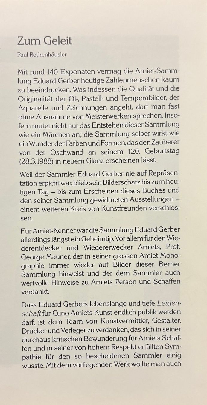 Libri: Cuno Amiet - Eine Leidenschaft – Nuovo e nell'imballaggio originale da Sarnen venduto da Livres 3