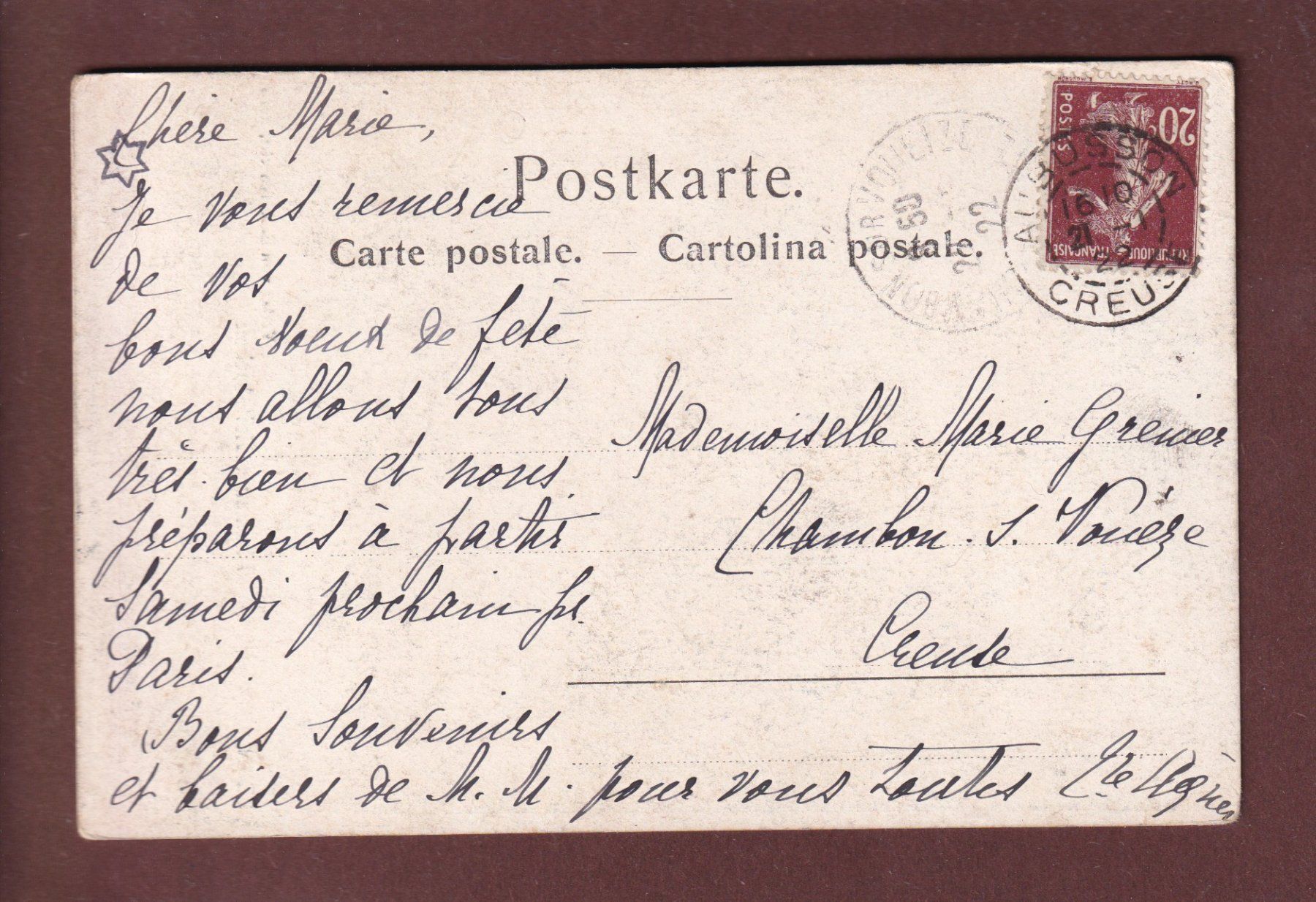 Cartoline postali: BERN - Zeitglockenturm - Tram - 1922 – Usato da Pully venduto da nicecards 1