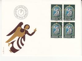LBK 491 im 4er-Block FDC