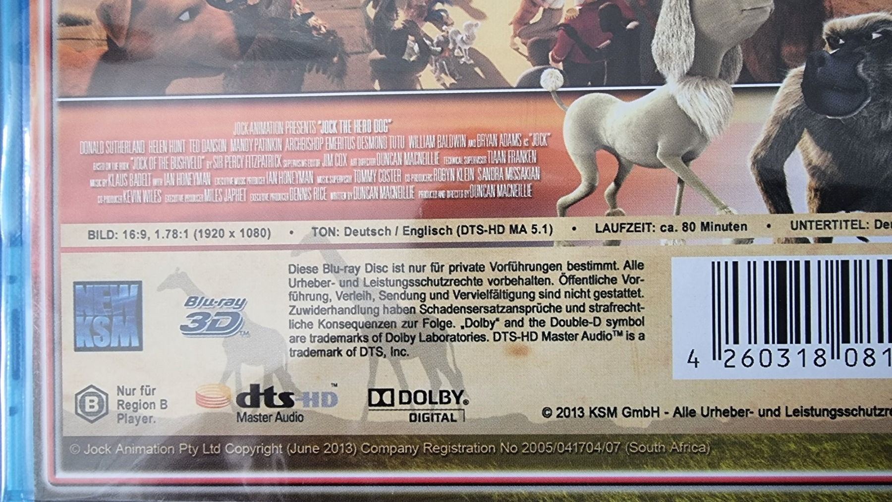 Tutti i DVDs: Blu Ray - Jock / 3D – Nuovo e nell'imballaggio originale da Oetwil am See venduto da fineli2 1