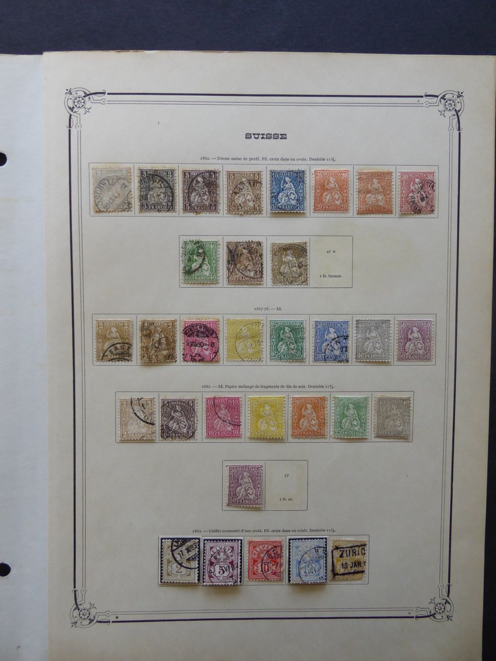 Tutti i francobolli: Gestempelte Sammlung ab Rayon / Strubel – Usato da Horw venduto da pilatusmail 1