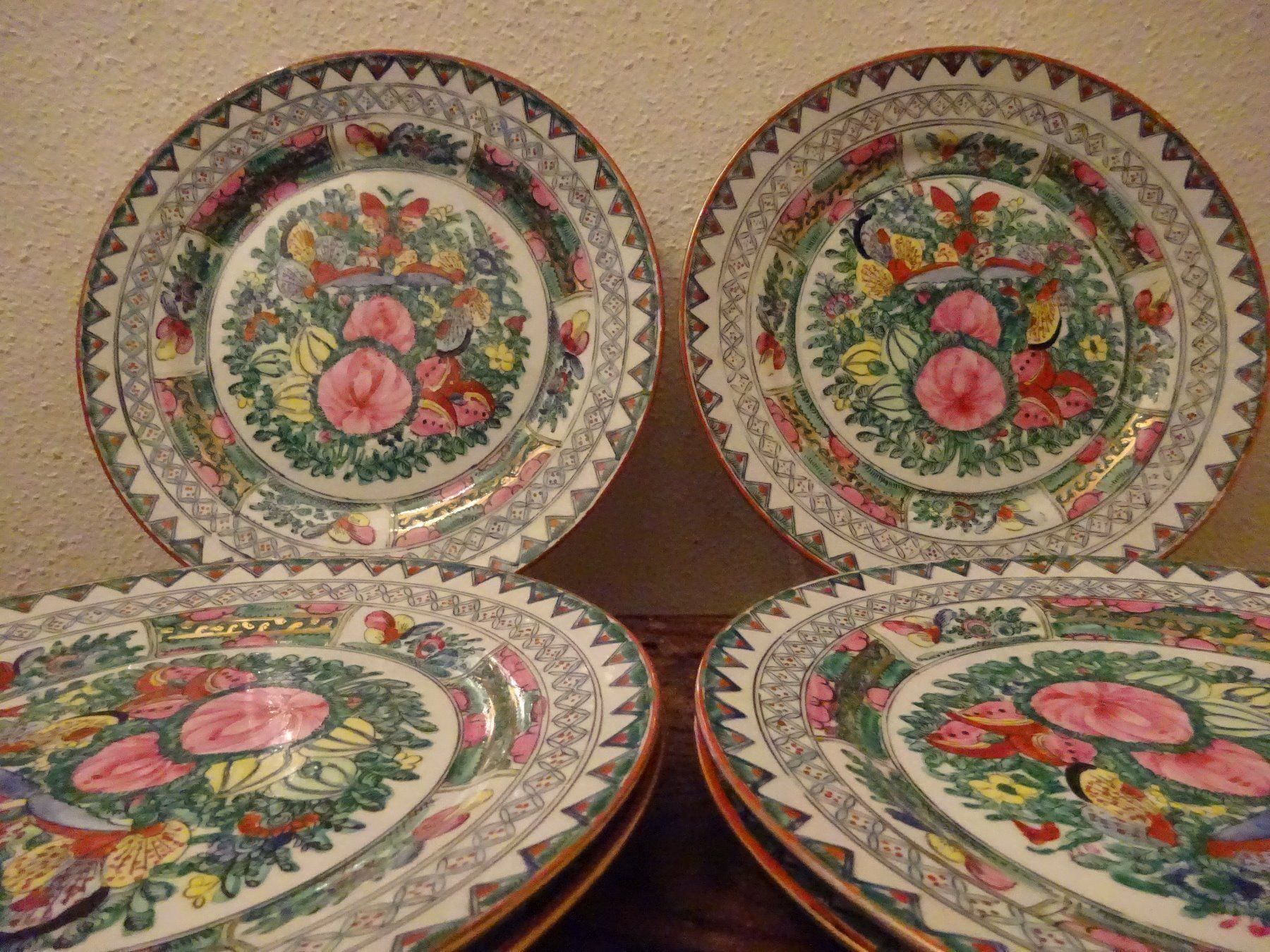 Teller: Vintage Teller Service Schmetterling - China – Gebraucht aus Esslingen von eintagammeer 2