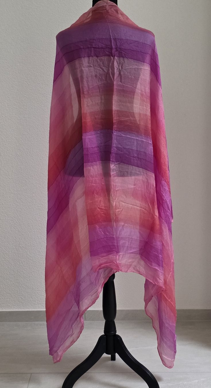 Foulards & écharpes: Schal Pink Lila gestreift – D'occasion à Rheinsulz par Gilea 2