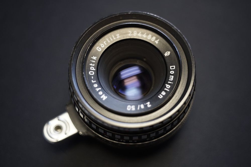 Objectif Photo Meyer-Optik Gorlitz Domiplan 2.8/50mm M42 - Plein Format, Manuel, Vintage