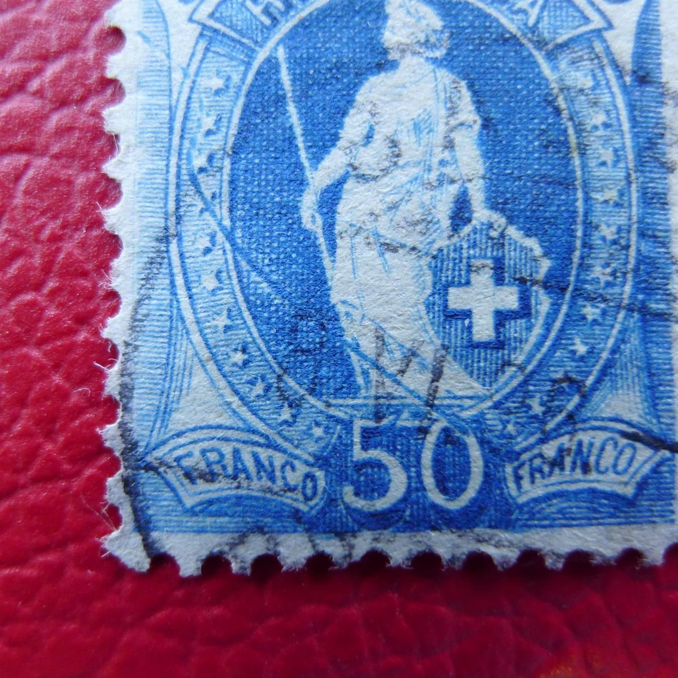 Tutti i francobolli: Stehende Helvetia: 70D 2.27/I "STRICH DURCHS BILD" – Usato da Sursee venduto da Luzernerraute 1