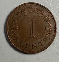 Münze: Malta 1 Cent, Jahrgang 1972 – Sammlerstück!