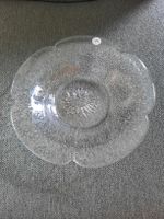 Glasschale von Hergiswil, durchsichtig; 20,5 cm