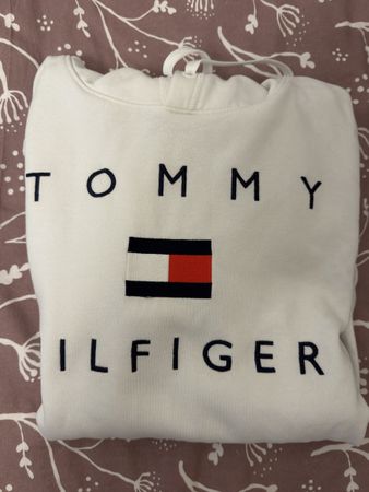 Tommy Hilfiger Hoodie Weiss, Gr. M - Top Zustand!
