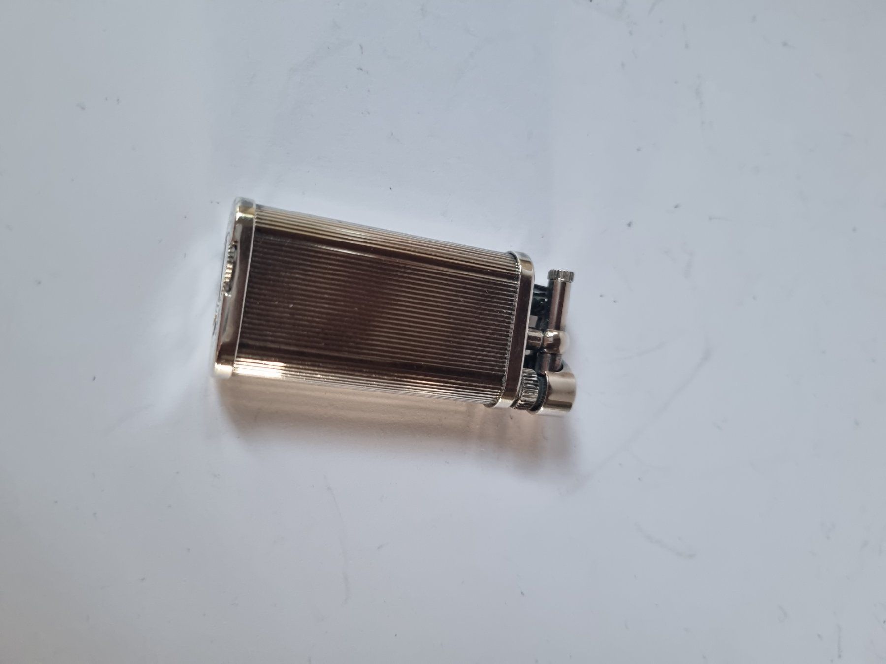Dunhill Accendini: Briquet Dunhill, made in england, argent – Usato da Choëx venduto da aru_vs6m 1