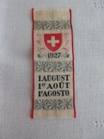 1. August - Abzeichen 1927