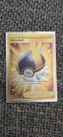 Pokémon Ultra Ball Trainer Item Card Gold