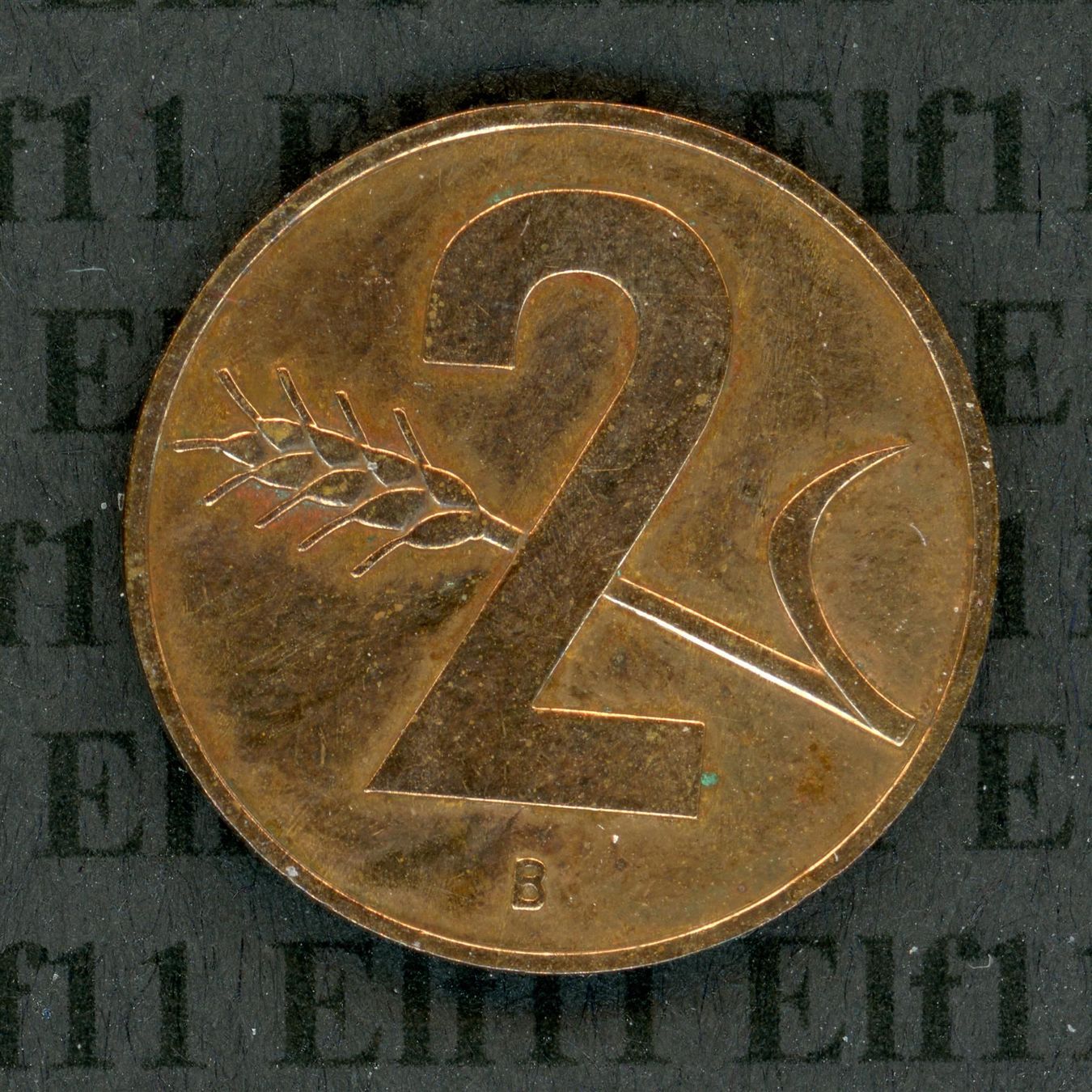 Tutti le monete: CHF___0.02 1957 vz 2 Rappen – Usato da Widnau venduto da Elf11 1