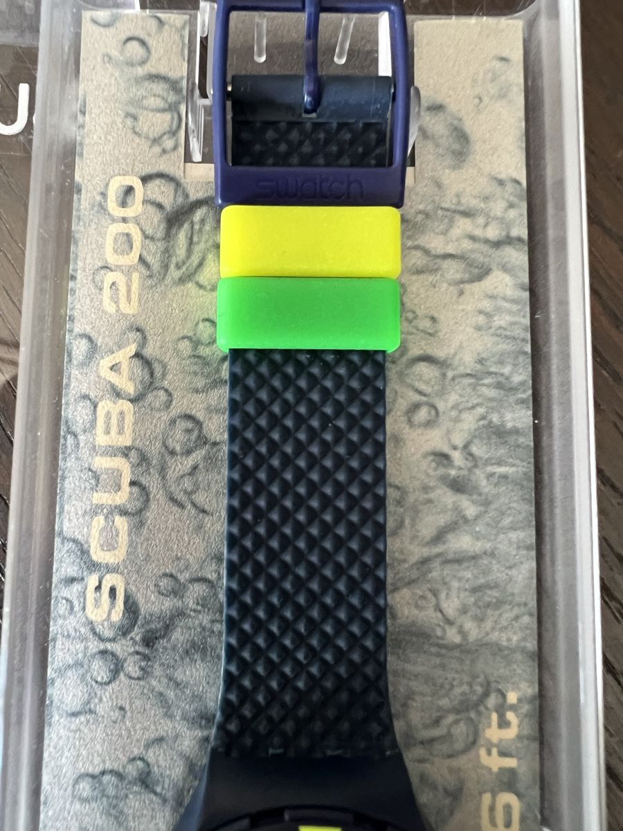 Swatch Orologi: Swatch Scuba 200 (SDN104) Rowing – Nuovo e nell'imballaggio originale da Künten venduto da Spike17 2