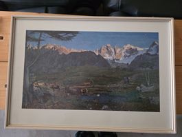 Segantini Bild Druck, 49 cm x 34 cm