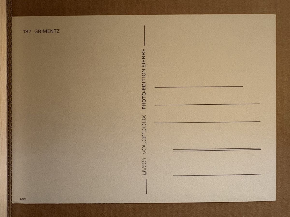 Cartoline postali: AK von Grimentz – Usato da Rümlang venduto da Kartenpost1 1