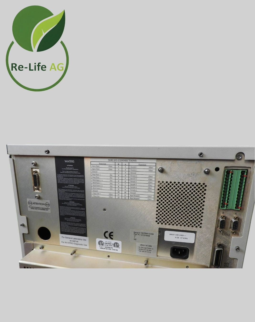 Alle Maschinen: Waters 2690 Separations Module – Gebraucht aus Reinach BL von Re-LifeAG_Labor 7