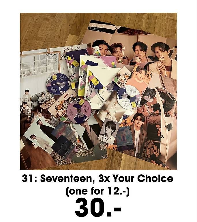 CD: Seventeen 3x Your Choice Albums – Usato da Rüfenacht BE venduto da lis_rc6n