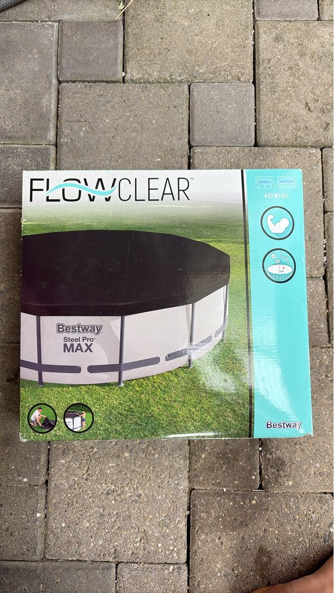 Piscine: Bestway Flowclear Steel Pro MAX Poolabdeckung OVP – Nuovo e nell'imballaggio originale da Seewil venduto da josha.elia