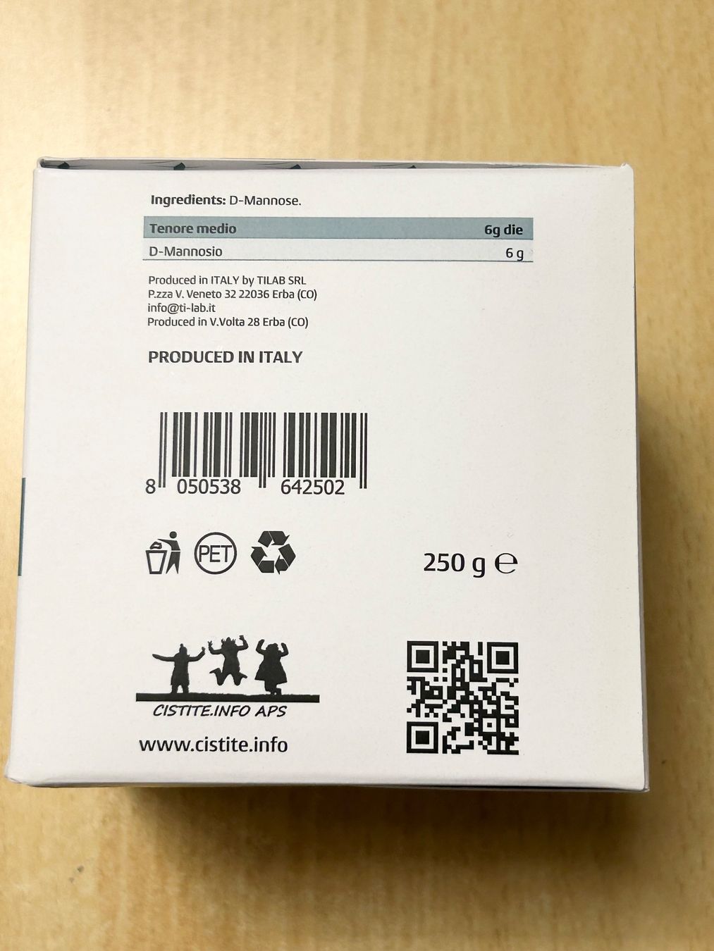Cibi & Specialità: D-Mannose confezione maxi – Nuovo e nell'imballaggio originale da Bellinzona venduto da RossoScarlatto 4