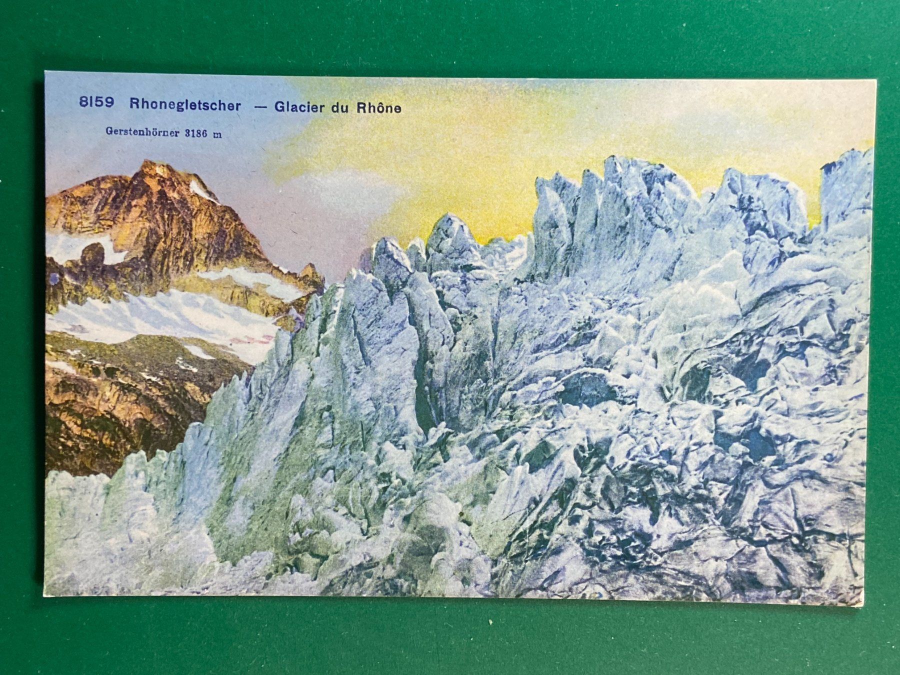 Ansichtskarten: Rhonegletscher – Gebraucht aus Steg VS von danwer74
