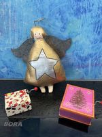 Räder Engel Spieluhr Weihnachtsdeko Engelfigur Fensterdeko