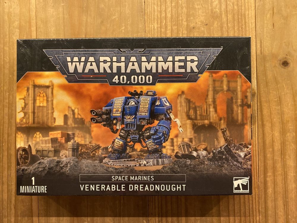 Warhammer 40K Space Marines / Custodes Venerable Dreadnought (Neu und ...