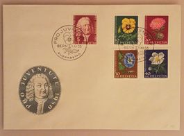 B130) 1958, Pro Juventute FDC (P2) ohne Adresse Kt. 30.-
