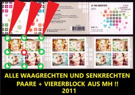2011_J401Aa-J404Aa_PRO JUVENTUTE Kind +GLÜCK_MARKENHEFT ! **