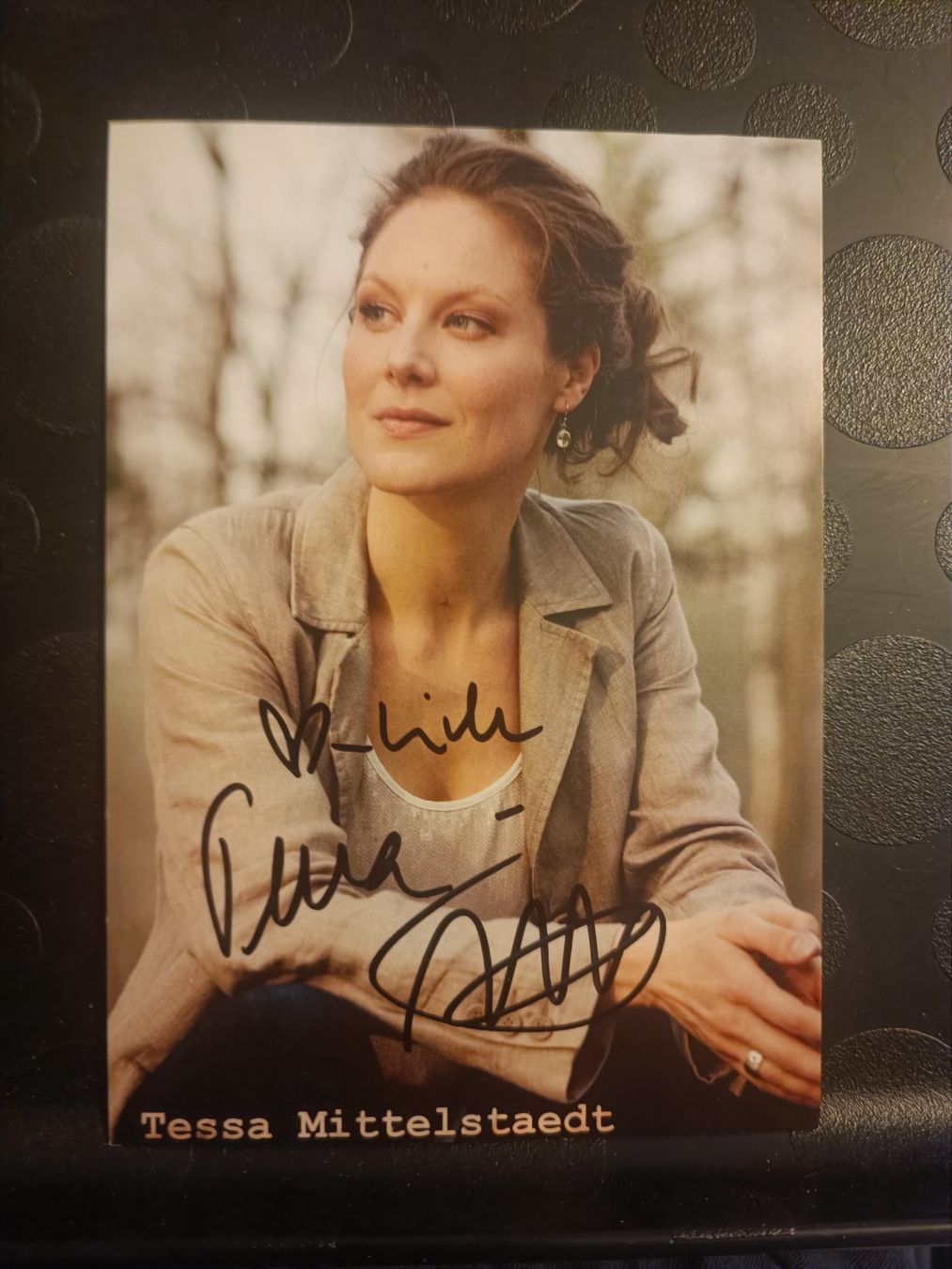 Autografi: Tessa Mittelstaedt - handsigniert - Tatort – Usato da Menziken venduto da Artographs