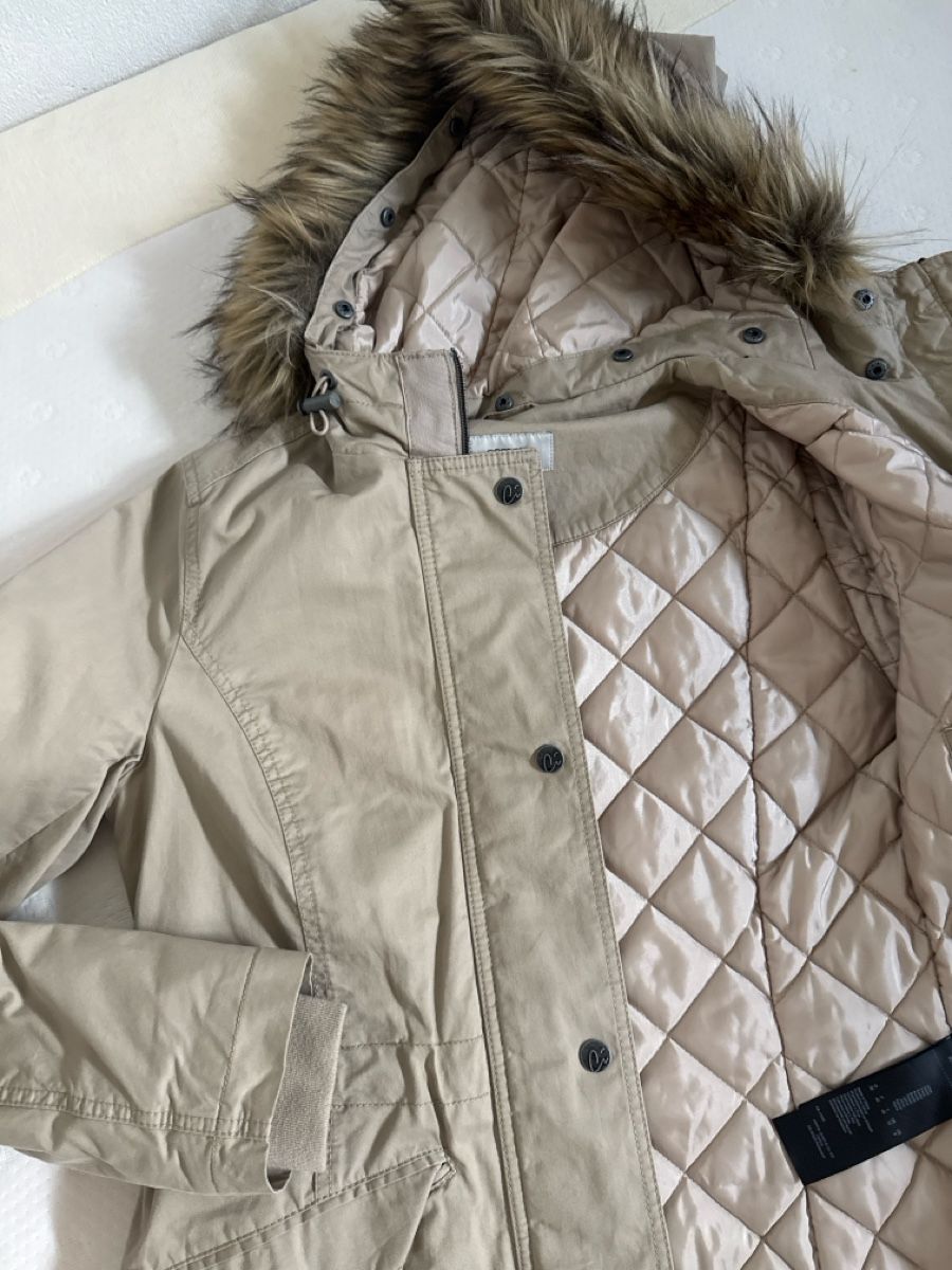Comma Cappotti: Wintermantel COMMA beige in Grösse 38 – Usato da Fürstenau venduto da Du-01 1