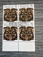 Helvetia Briefmarke Pro Patria 1992 Viererblock Top Zustand!
