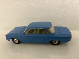 Vintage Corgi Toys Chevrolet Corvair, Blau, Top!