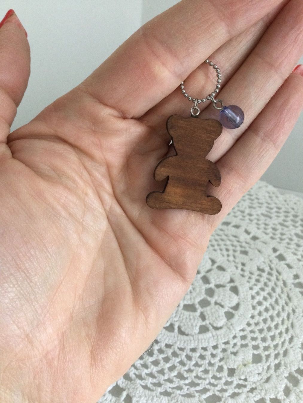 Colliers: Collier avec pendentif OURSON en bois – Neuf (Voir description) à Agiez par chouchanelle 5
