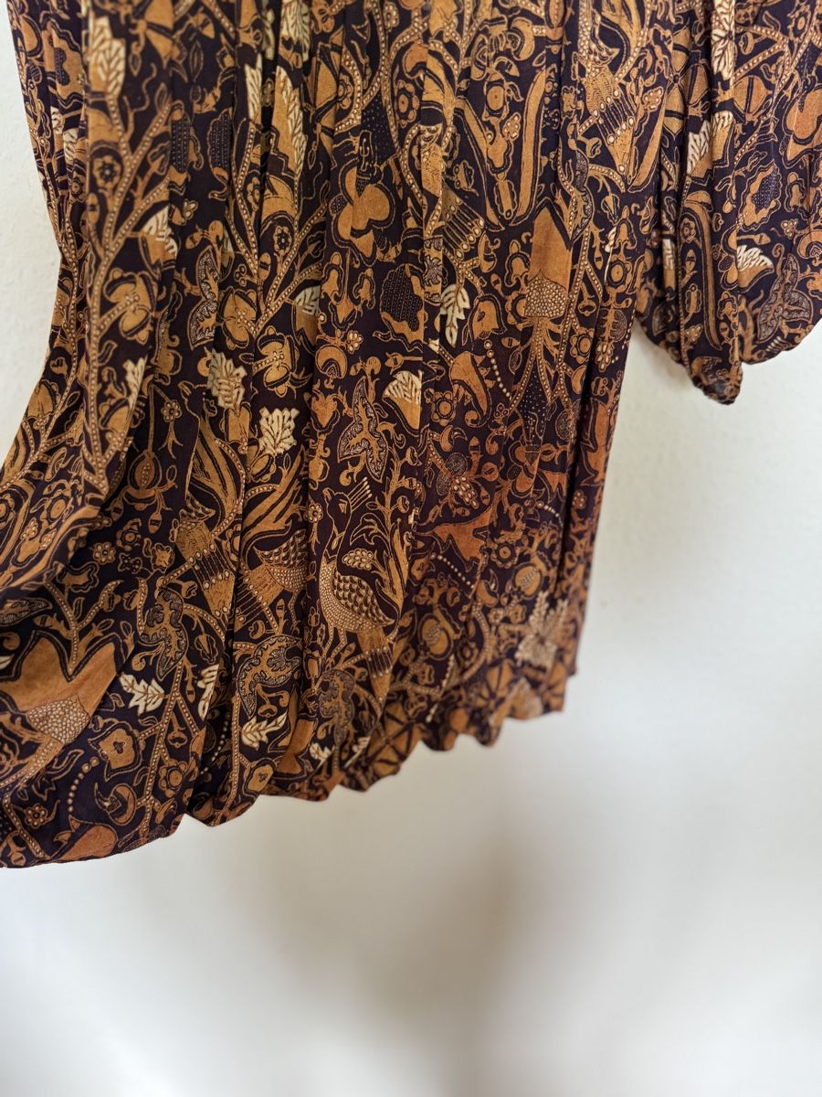 Vestiti: ULLA JOHNSON gathered printed stretch-jersey mini – Nuovo (secondo la descrizione) da Versoix venduto da pen_6hgs 5