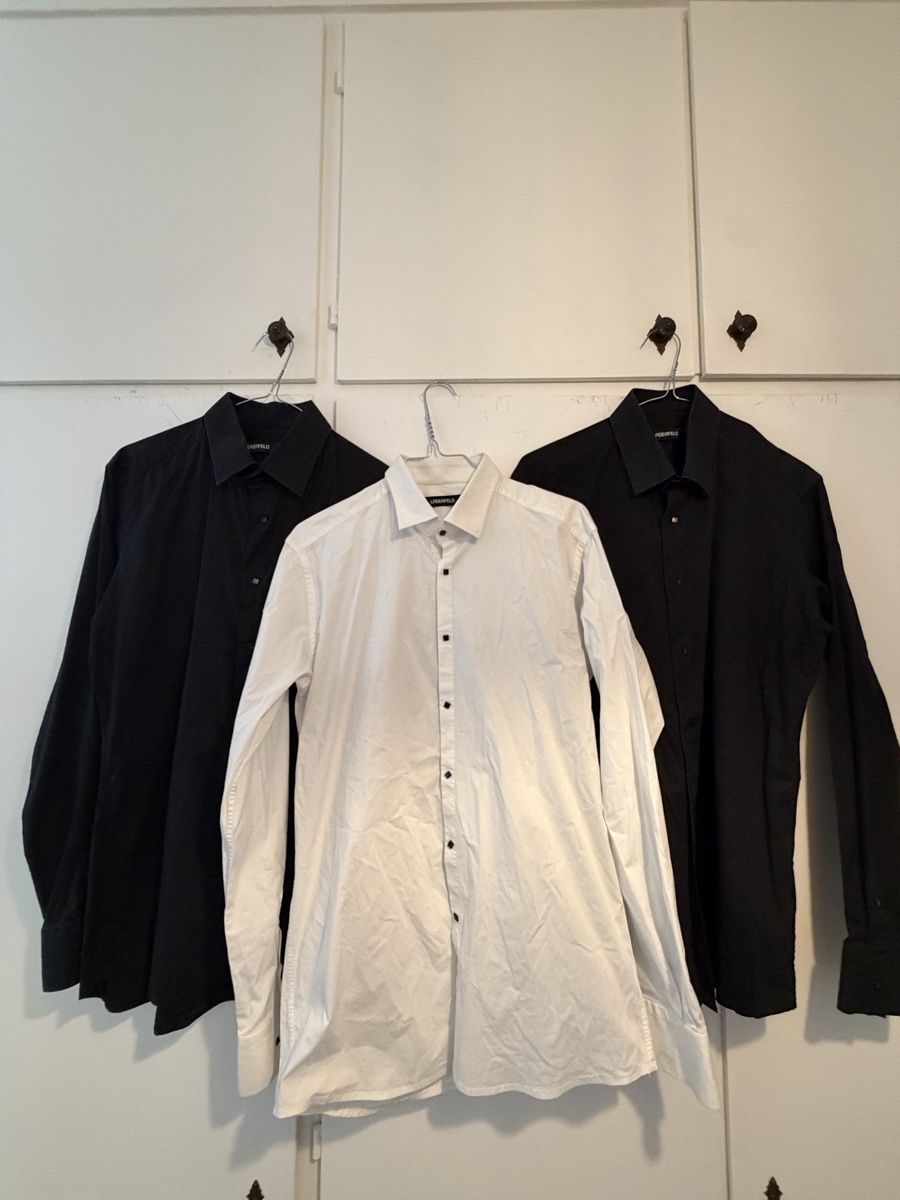 Karl Lagerfeld Kleiderpakete: Set di 3 Camicie Karl Lagerfeld – Gebraucht aus Lugano von can_xdd8