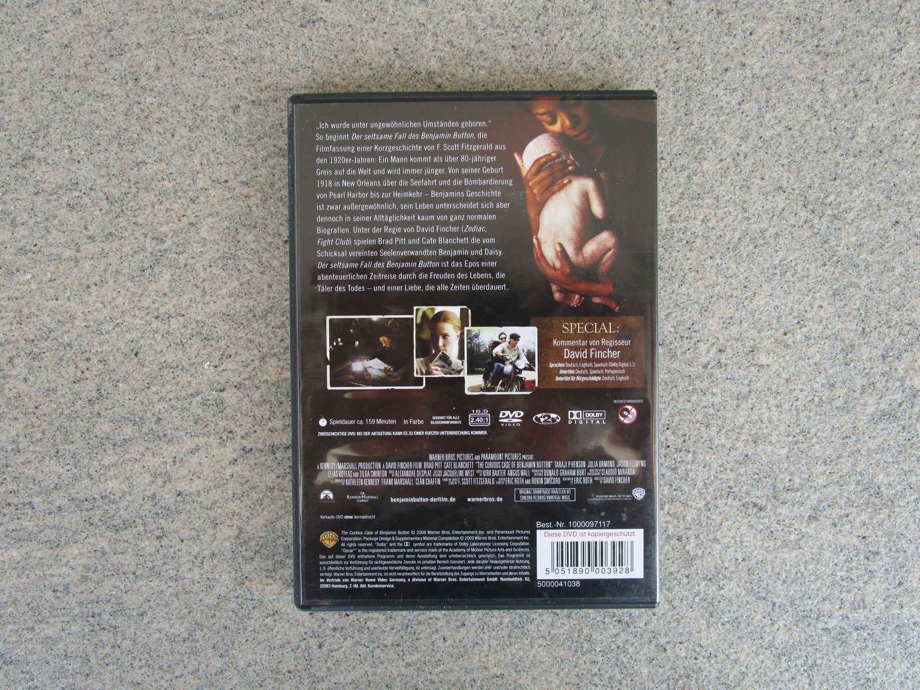 Tutti i DVDs: DVD - Der seltsame Fall des BENJAMIN BUTTON – Usato da Geroldswil venduto da Jeremy11 1
