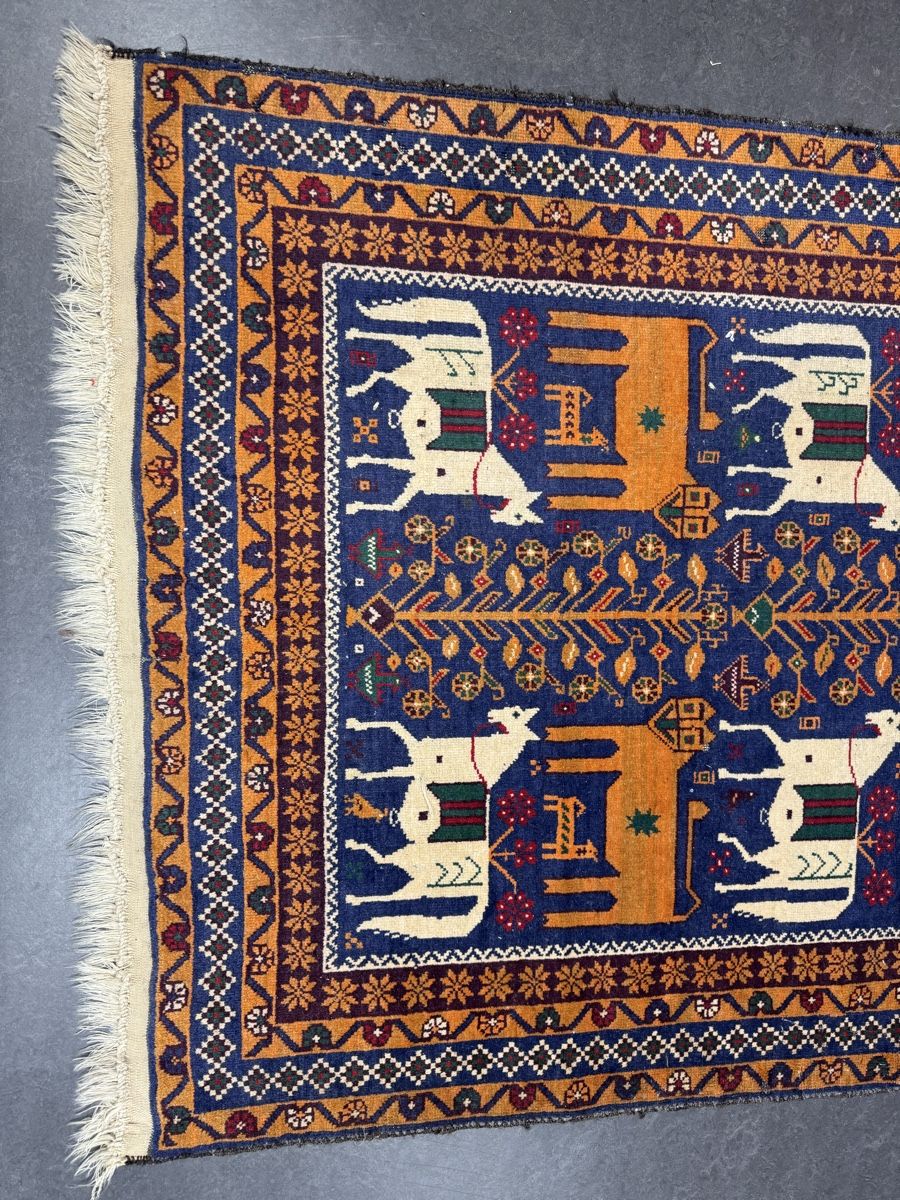 Tappeti: Belutsch -Tiermotiv – Usato da Liestal venduto da galerie_nategh 2