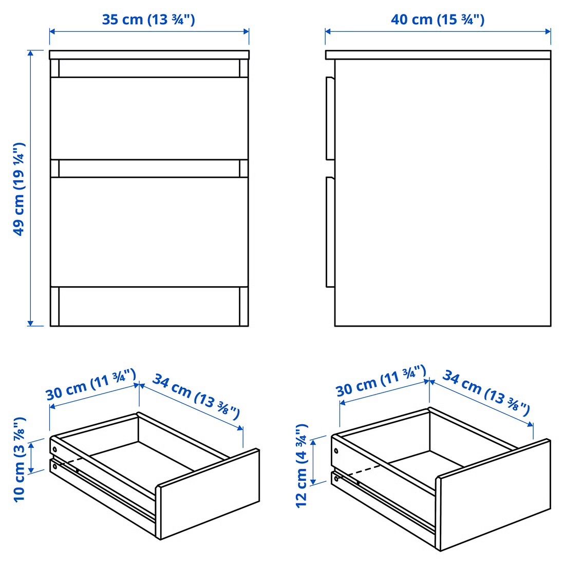 Ikea Nachttische: IKEA Nachttisch (KULLEN) – Gebraucht aus Münsingen von Tobias200048 2