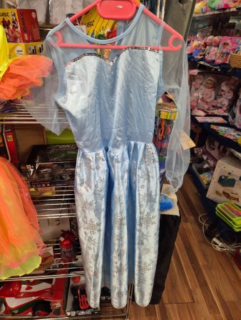 Fasnacht Kleid Elsa 7 bis 10 Jahre K24